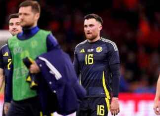 Reunited: John Souttar and childhood friend Gauld loving Scotland reunion news-16102024-143042