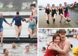 Swimmers Brave Loony Dook Plunge for Charity Fundraising Event swimmers-brave-loony-dook-plunge-for-charity-fundraising-event