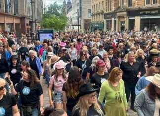Line Dancers Flash Mob Buchanan Street, Glasgow: Yeeha! line-dancers-flash-mob-buchanan-street-glasgow-yeeha
